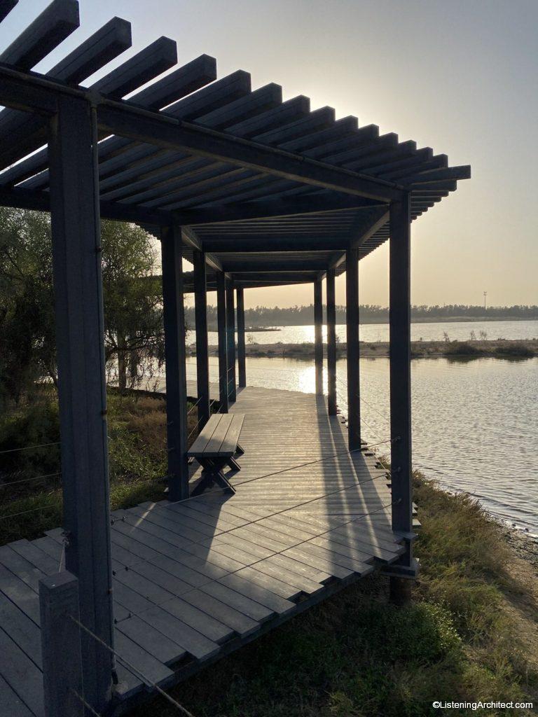 Observation Point Extending into the Lagoon