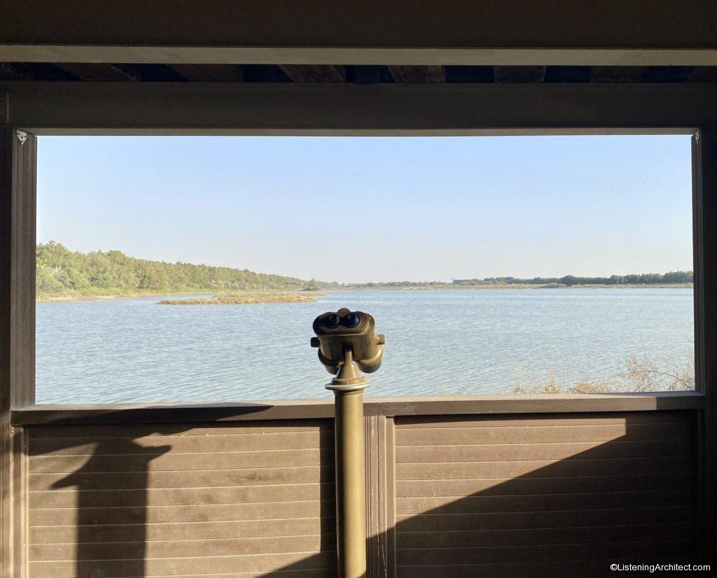 The lagoon from above