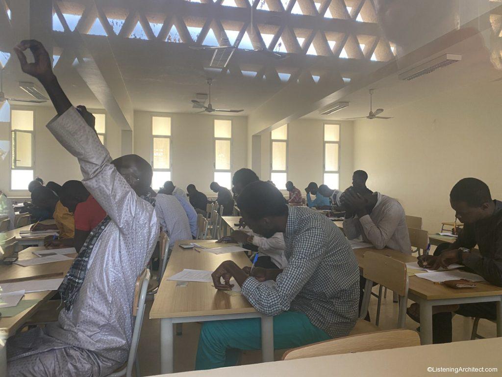 Students hard at work